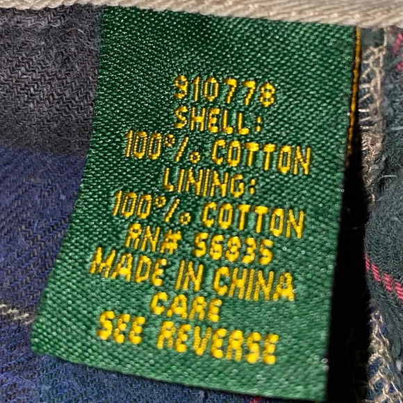 CABELA’S khakis fully flannel lined pants button zipper fly tan cozy size 14 reg - Picture 6 of 14